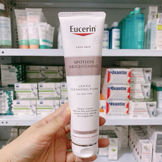 [Mã COSBAUH3 giảm 8% đơn 300K] Sữa rửa mặt trắng da Eucerin Spotless Brightening Cleansing Foam 150g
