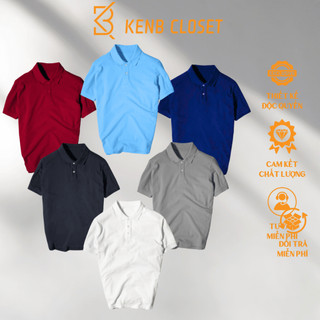 Áo thun nam POLO cổ trụ tay ngắn polo cá sấu nhiều màu cao cấp đơn giãn sang trọng dễ phối đồ