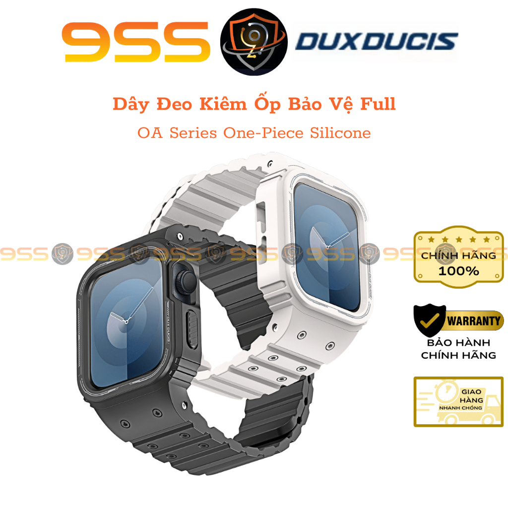 Dây Đeo Dux Ducis OA Series One-Piece Silicone Magnectic Dành Cho Apple Watch Ultra 2/1, Apple Watch