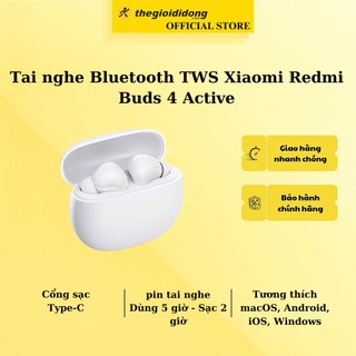 Tai nghe Bluetooth True Wireless Xiaomi Redmi Buds 4 Active