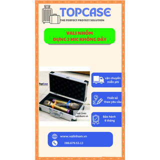 VALI NHÔM TOPCORP - HỘP ĐỰNG 2 MICRO KHÔNG DÂY