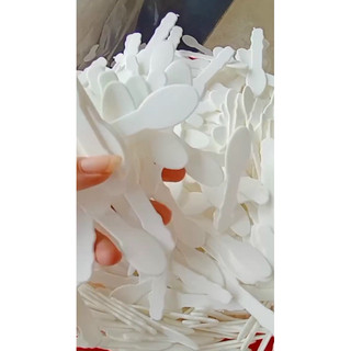 Muỗng múc kem body [màu trắng đục]