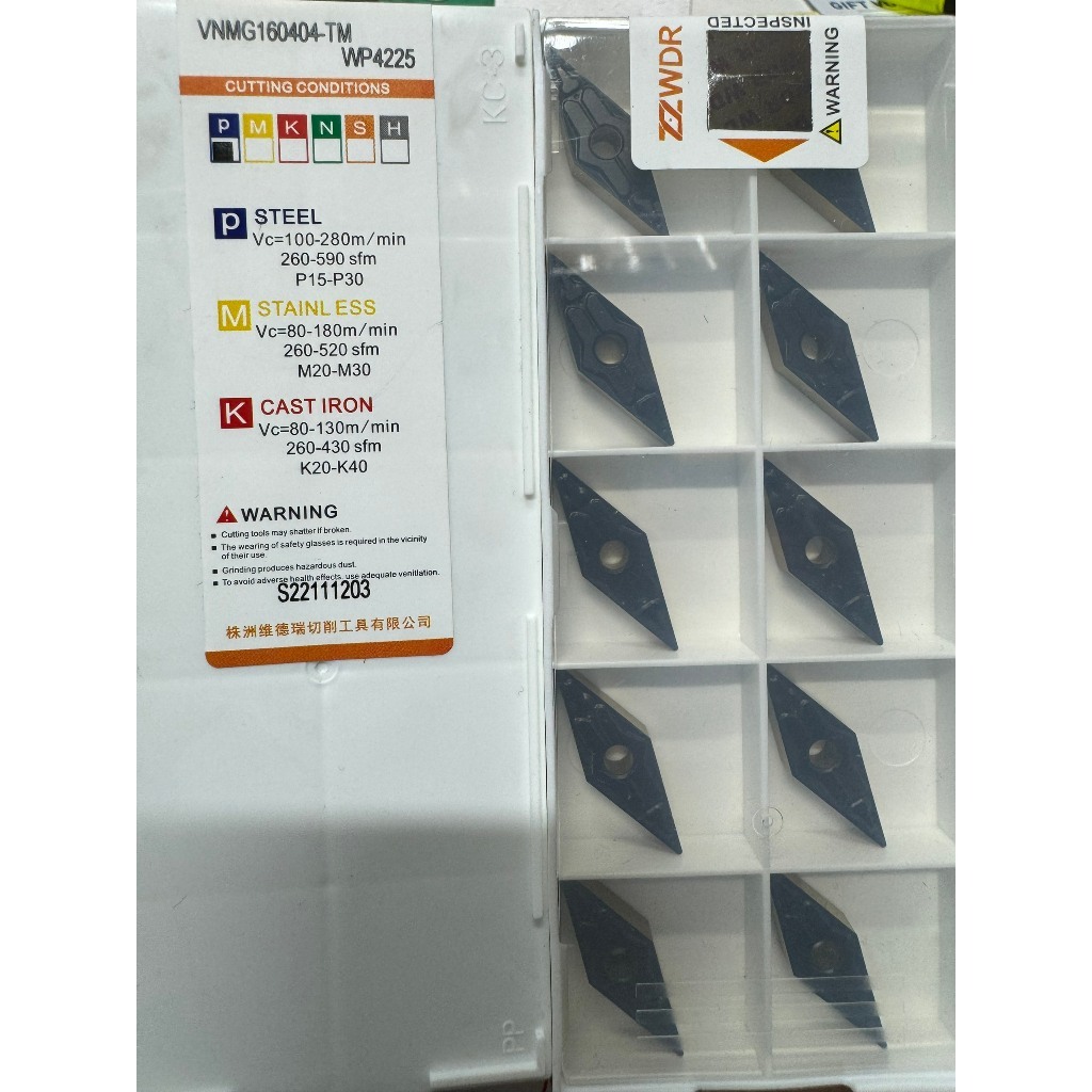 Hộp Chíp tiện VNMG160404-TM WP4225