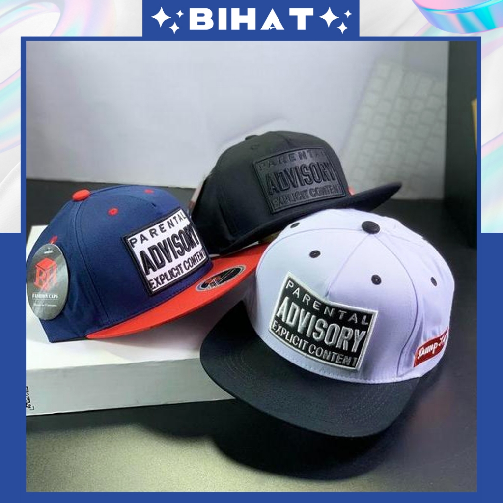 Mũ snapback mặt vuông Adisorry, mũ lưỡi trai nón kết phong cách hiphop thời trang MU94