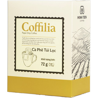 Cà phê túi lọc Coffilia hộp 120g/72g