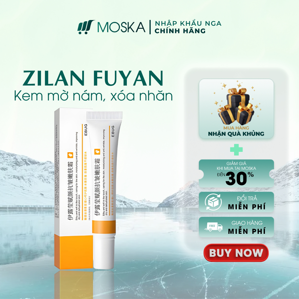 Kem Mờ Nám Mờ Vết Nhăn Zilan Fuyan Đài Loan-Cấp Ẩm, Dưỡng Sáng Da Mờ Nếp Nhăn 20g| Moska Shop