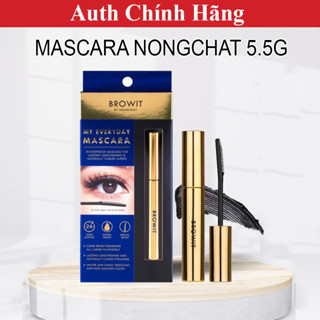 Mascara Nongchat Browit Thái Lan siêu tơi dài và cong mi dạng lược My Everyday 5.5g Endless Night