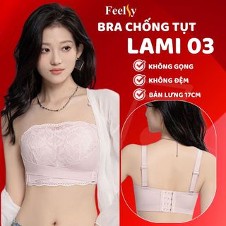 Áo Ngực Định Hình Cúp Ngực Không Gọng Chống Tụt Bản To Chống Hằn, Giảm Mỡ Lưng BRA FEELSY LAMI 03