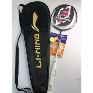 [Căng sẵn 11kg] 1 Vợt Cầu Lông Lining Axforce Cannon Full Cacbon Lực căng 14kg Bao Đựng+Quấn Cán