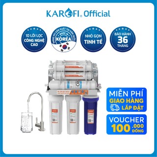 Máy lọc nước RO để gầm 10 lõi Karofi Livotec 216 - Giao lắp miễn phí