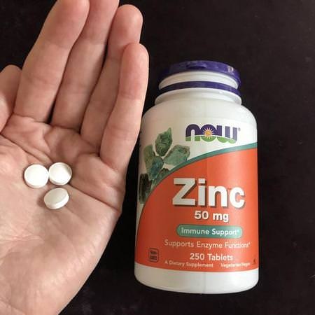 ZINC KẼM Giúp Tăng Test Giảm Mụn Tăng Sinh Lý Tăng Miễn Dịch Bảo Vệ Cơ Thể NOW ZINC 50MG