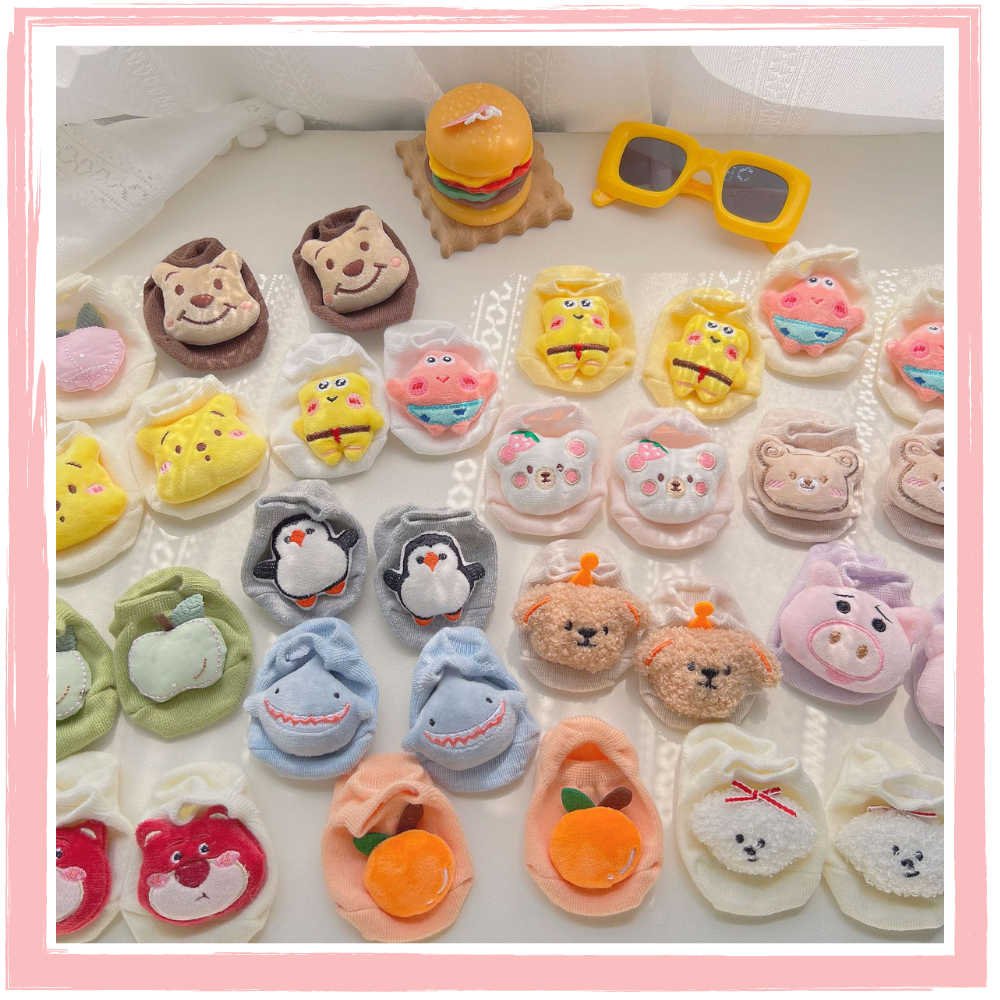 Tất vớ hình thú cho bé trai bé gái trẻ sơ sinh - T1 (V51-100) - LunaKids