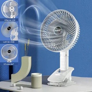 Quạt kẹp Quạt mini sạc điện Quạt cầm tay Kẹp quạt thích hợp cho máy tính để bàn- Quạt Mini Sạc Điện - Quạt kẹp tích đện