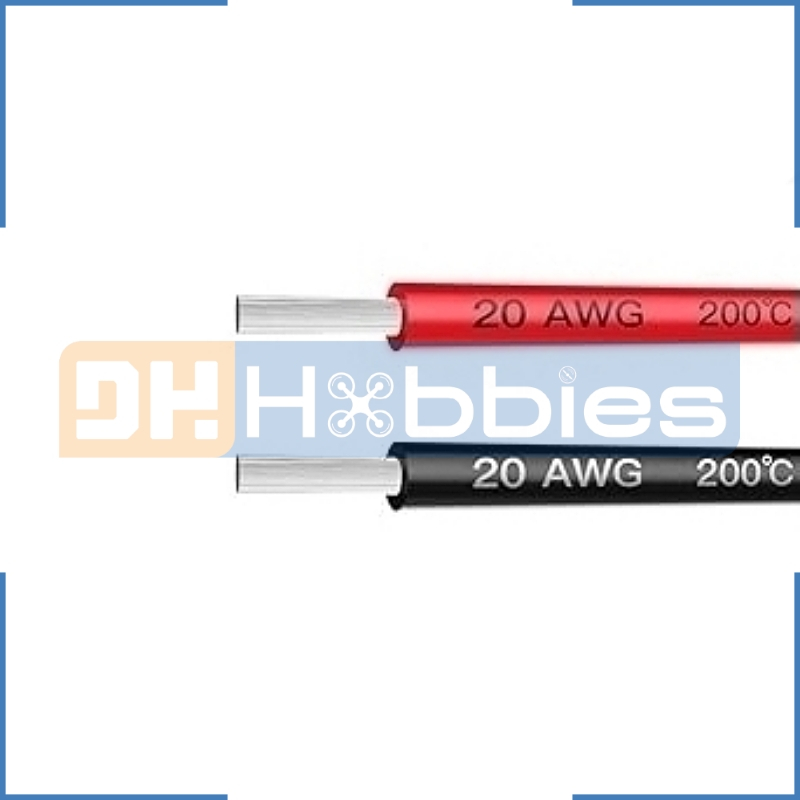 Dây điện 20AWG vỏ Silicon - Mềm Dẻo - Chịu Nhiệt - Chống Cháy