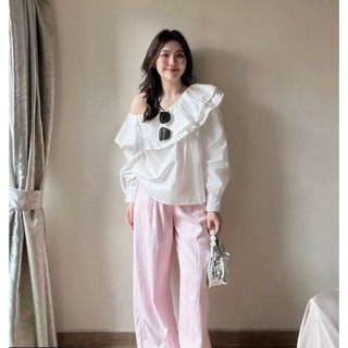 [Bigsize 55-100kg] Áo sơ mi trễ vai