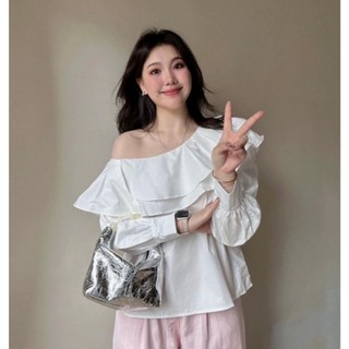 [Bigsize 55-100kg] Áo sơ mi trễ vai