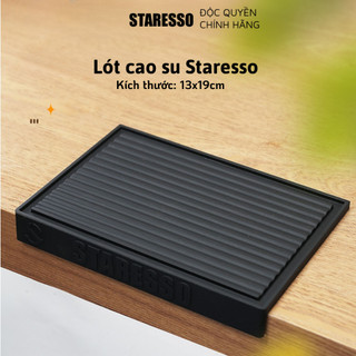 Thảm trải bar cao su, tấm lót chống rỉ nước pha Espresso cafe rang xay thảm lót quầy pha chế Staresso
