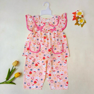9-32kg Bộ TAY NGẮN QUẦN DÀI BÉ GÁI BABYDOLL