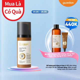 Kem Chống Nắng Bí Đao Quang Phổ Rộng, Bảo Vệ Rất Cao SPF 50 +, PA ++++ Cocoon 50ml