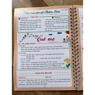Sách - notebook ngữ văn 8 (bám sát sgk cánh diều)