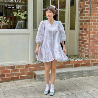  SANDY DRESS - Đầm babydoll xoè nhiều tầng 