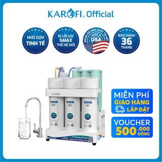 Máy lọc nước để gầm 10 lõi lọc karofi kaq-u05 pro - miễn phí giao lắp