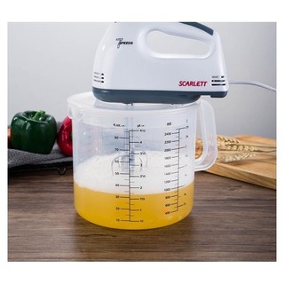 Ca nhựa đánh trứng và kem cheese có nắp dung tích 2.5 lít