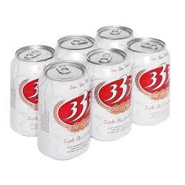 (Bia Tết 2025) Thùng 24 Lon Bia 333 330ml