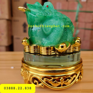 Cóc ngậm tiền phong thủy cao 12cm hàng đẹp