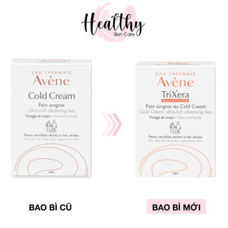 Thanh Kem Rửa Mặt Và Tắm Cho Da Khô, Nhạy Cảm Avène Cold Cream Cleansing Bar 100G