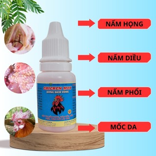 Trị nấm họng , nấm diều , nấm phổi , mốc da cho gà