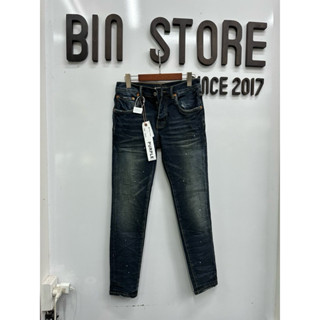 Quần bò purple xanh đậm vẩy sơn new 5780