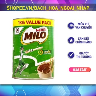 Sữa bột nestle milo úc 1kg hàng chính hãng