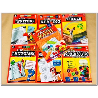 180 days of Level 1 bộ 7q ( Writting, Reading, Language, High - Frequency words, Science, Problem Solving, Math )