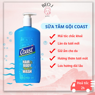 Sữa tắm gội 2 in 1 coast hair & body wash classic scent 946ml