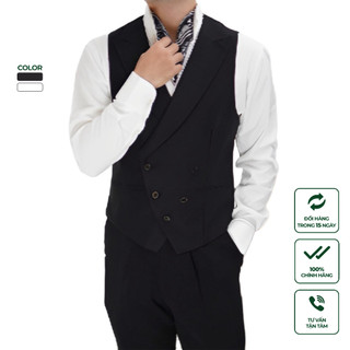 Áo Gile Nam Cao Cấp Harold Classy Man 5 Nút Thoáng Mát, Co Giãn Tốt, Chống Nhăn, Đứng Form, Phong Cách Lịch Lãm