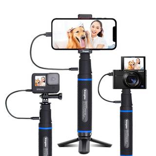 Tay cầm gopro – action cam tích hợp pin kingma