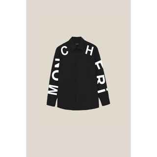 Cheri shirt áo sơ mi nam - das - màu đen