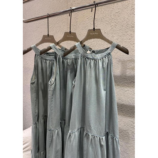 Đầm jean maxi siêu xinh