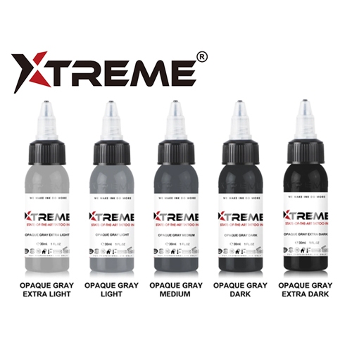 Set mực xăm Hình Xtreme Ink OBAQUE GRAY