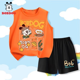 Đồ bộ bé trai BOBDOG  áo ba lỗ quần thun cotton mới -BD-BDO59-BDQ01 cute dễ thương cho bé