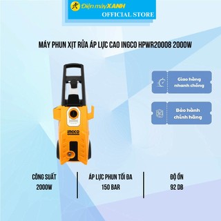 Máy phun xịt rửa áp lực cao ingco hpwr20008 2000w
