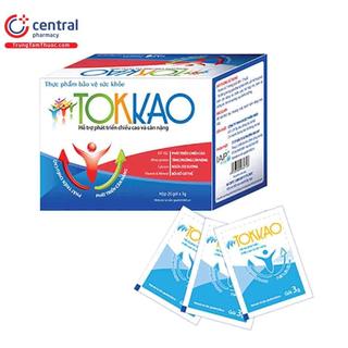 cốm Tokkao hộp 20 gói chính hãng date mới ( new gold plus )