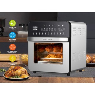Nồi chiên không dầu Natoshi Air Fryer Over NS-02 16 lít chất liệu cao cấp, sang trọng