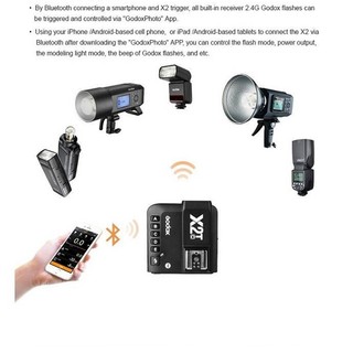 Cục Phát Sóng Godox X2T-TTL 2.4G Wireless Flash Trigger HL Studio