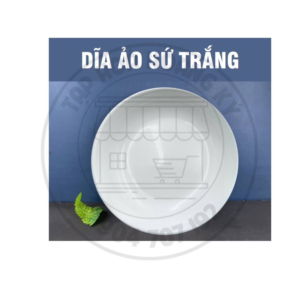 DĨA  ẢO TRÒN SỨ TRẮNG LA HÁN – ĐỦ SIZE  (CỠ 6,7,8,9)