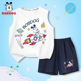 Đồ bộ bé trai BOBDOG  áo ba lỗ quần thun cotton mới -BD-BDO05,BDQ05 cute dễ thương cho bé
