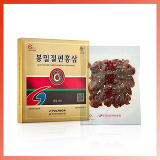 Hồng Sâm Lát Tẩm Mật Ong Pocheon Sliced Korean Red Ginseng With Honey (300g)