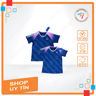 Áo cầu lông Yonex 398 Xanh than