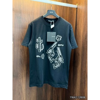 ÁO thun nam DOLE cổ tròn họa tiết tay ngắn phong cách trẻ trung chuẩn from